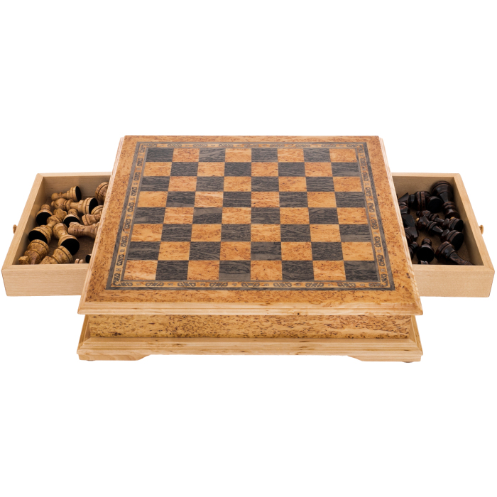 Karelian birch chess "Classic"